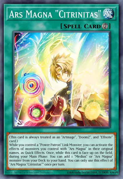 Ars Magna "Citrinitas" card