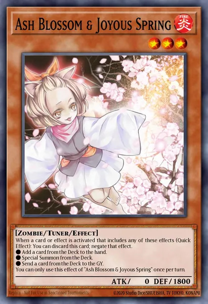 Ash Blossom & Joyous Spring card