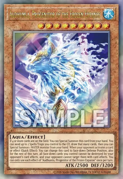 Audhumla, Progenitor of the Frozen Expanse card