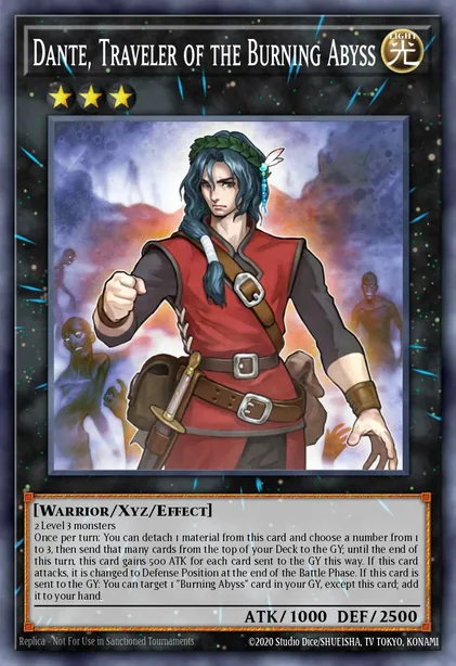 Dante, Traveler of the Burning Abyss