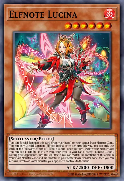 Elfnote Lucina card