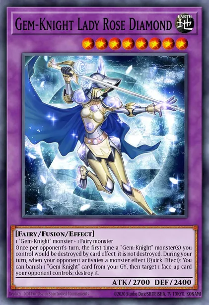 Gem-Knight Lady Rose Diamond