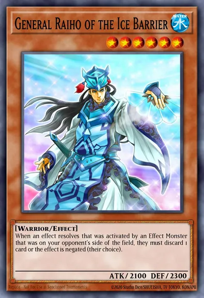 General Raiho of the Ice Barrier