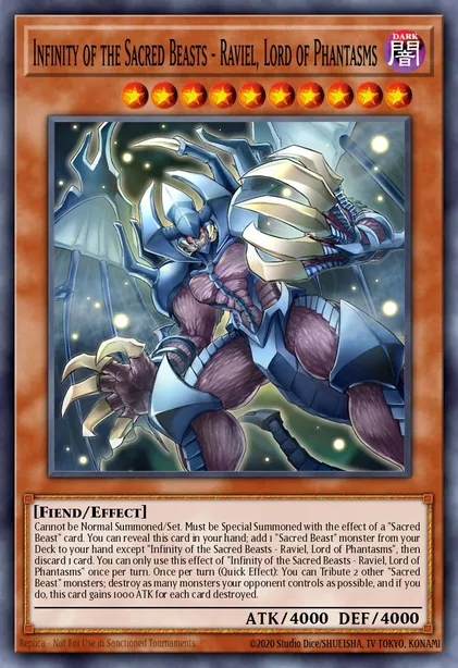 Infinity of the Sacred Beasts - Raviel, Lord of Phantasms